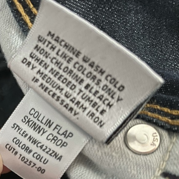 Hudson Collin Flap skinny crop Jean sz 27 - Picture 7 of 10